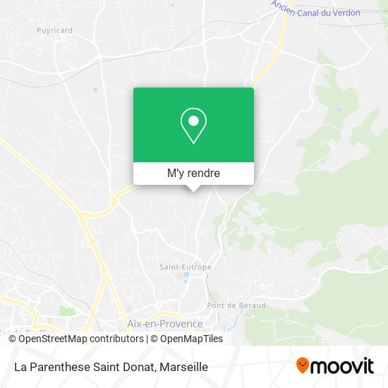 La Parenthese Saint Donat plan