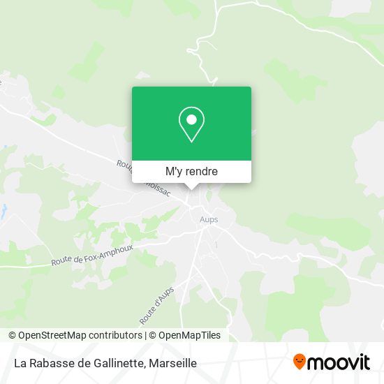 La Rabasse de Gallinette plan