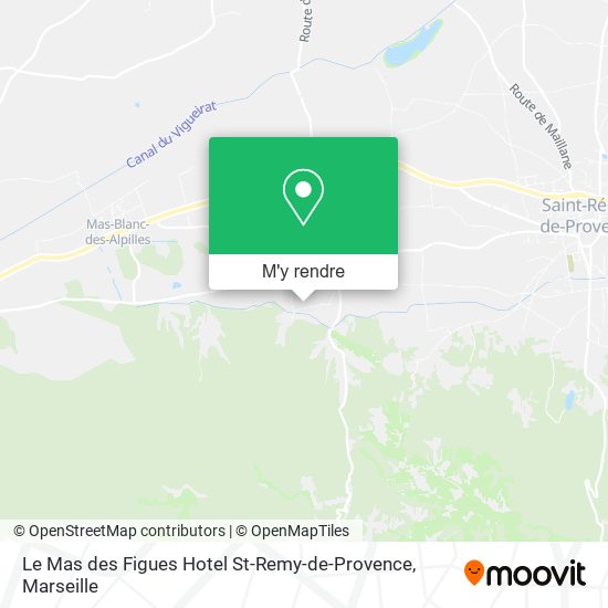 Le Mas des Figues Hotel St-Remy-de-Provence plan