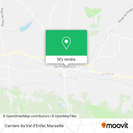 Carrière du Val d'Enfer plan