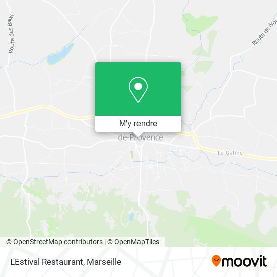 L'Estival Restaurant plan