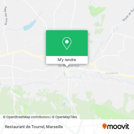 Restaurant de Tourrel plan