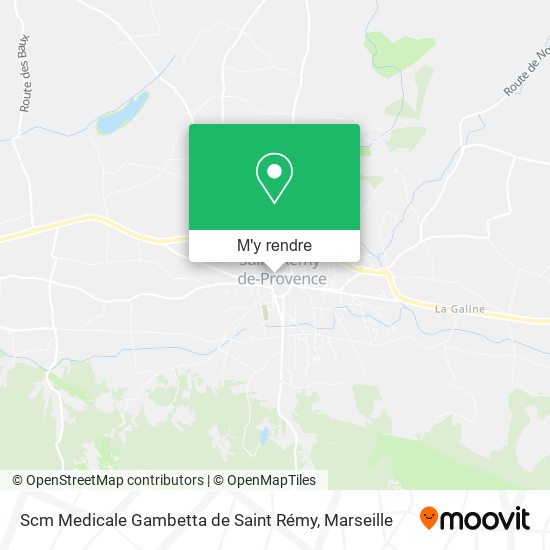 Scm Medicale Gambetta de Saint Rémy plan