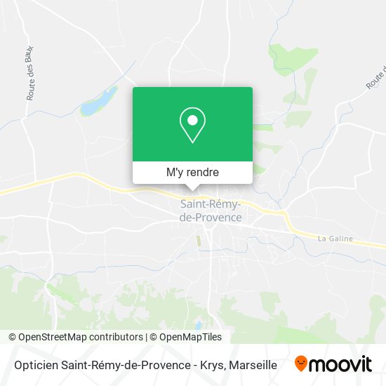 Opticien Saint-Rémy-de-Provence - Krys plan