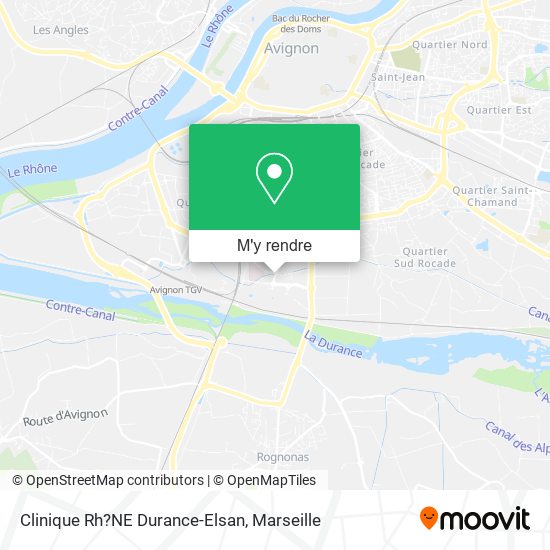 Clinique Rh?NE Durance-Elsan plan