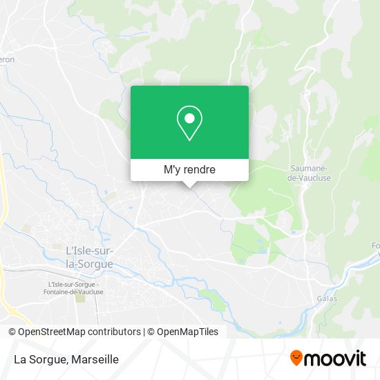 La Sorgue plan
