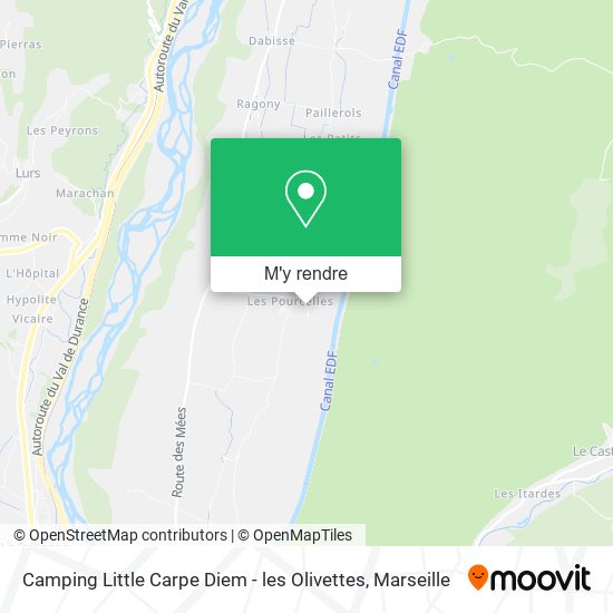 Camping Little Carpe Diem - les Olivettes plan
