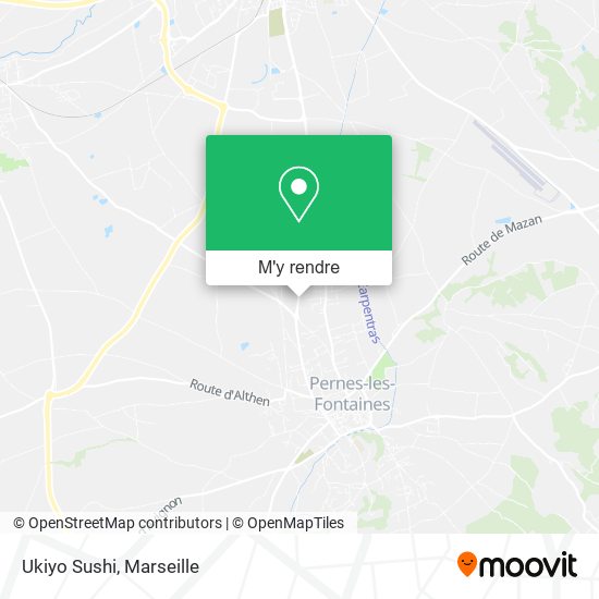 Ukiyo Sushi plan