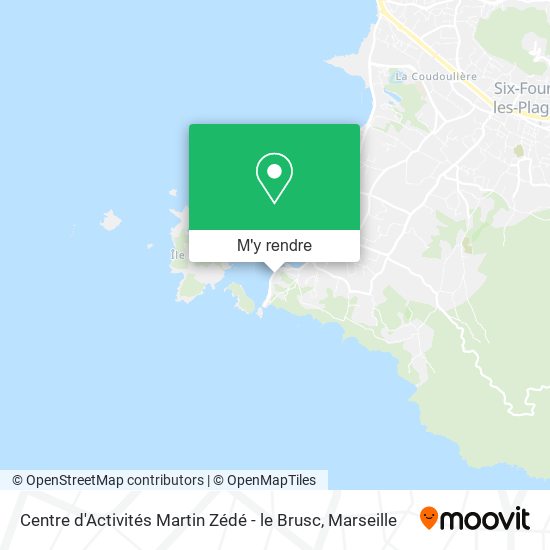 Centre d'Activités Martin Zédé - le Brusc plan