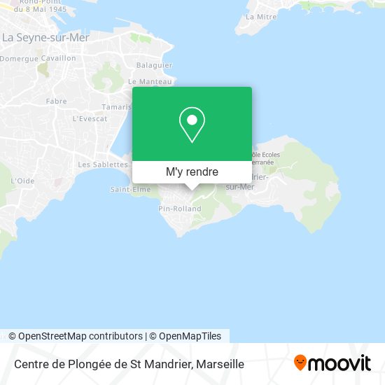 Centre de Plongée de St Mandrier plan