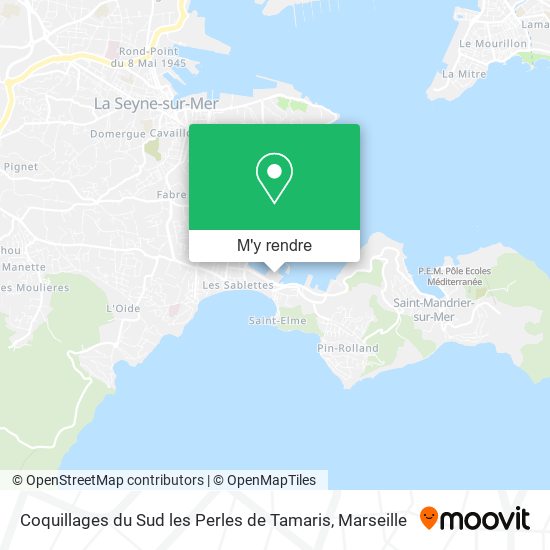 Coquillages du Sud les Perles de Tamaris plan