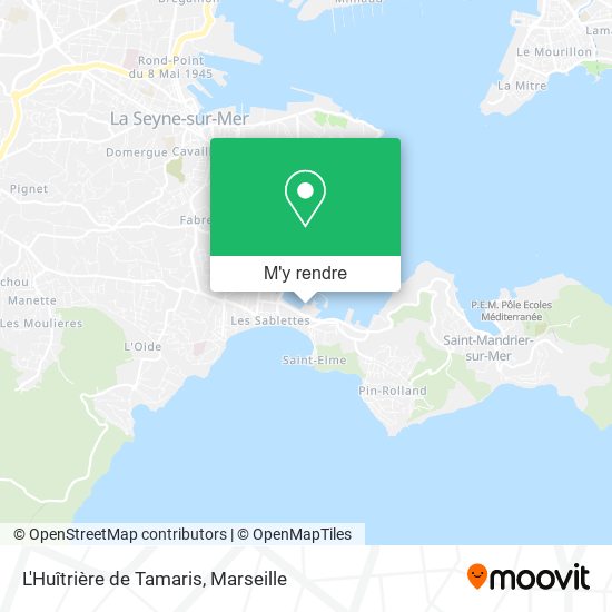 L'Huîtrière de Tamaris plan