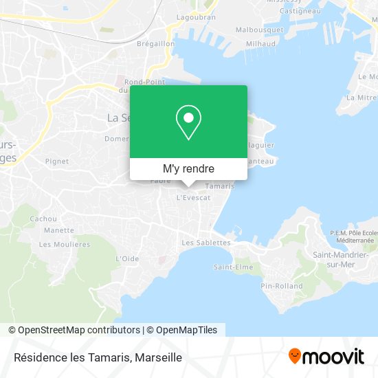 Résidence les Tamaris plan