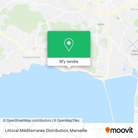 Littoral Méditerranée Distribution plan