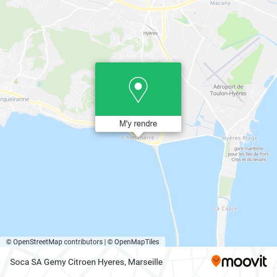 Soca SA Gemy Citroen Hyeres plan