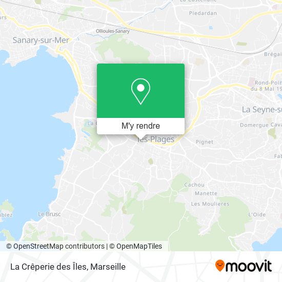 La Crêperie des Îles plan