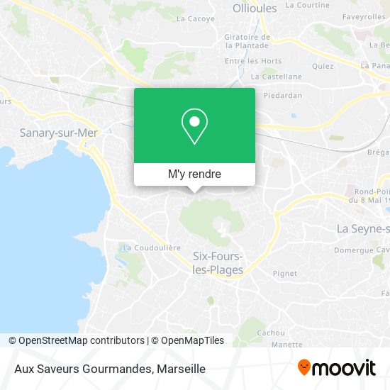 Aux Saveurs Gourmandes plan