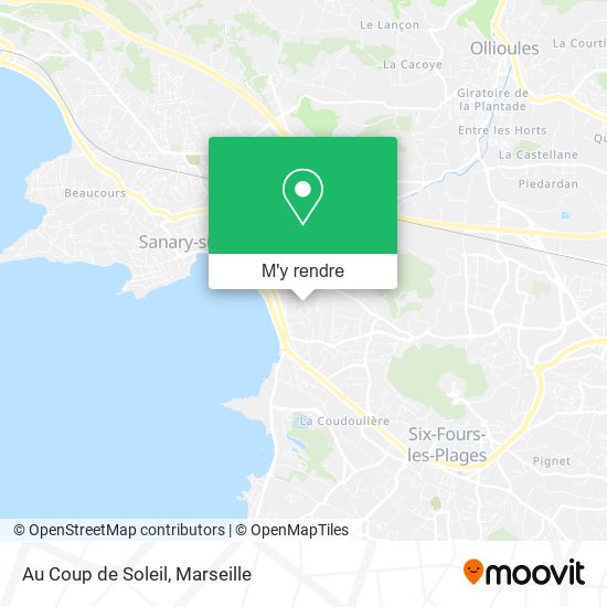 Au Coup de Soleil plan