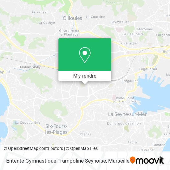 Entente Gymnastique Trampoline Seynoise plan