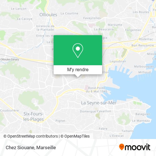 Chez Siouane plan