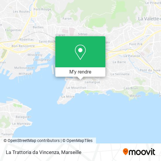 La Trattoria da Vincenza plan
