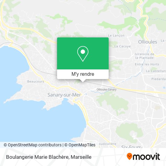Boulangerie Marie Blachère plan