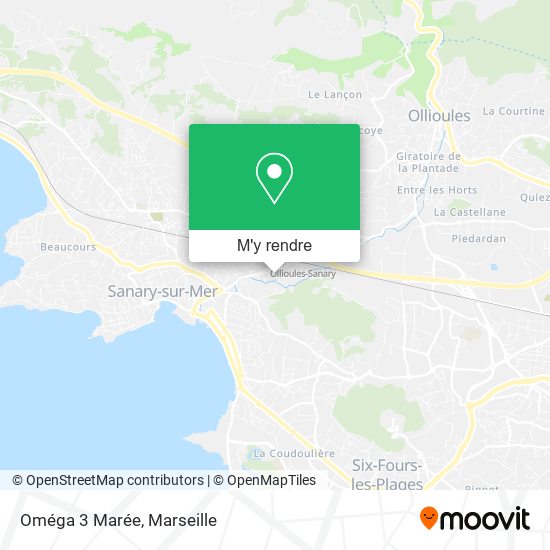 Oméga 3 Marée plan