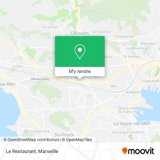 Le Restaurant plan
