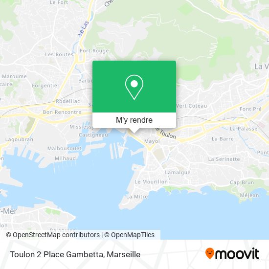 Toulon 2 Place Gambetta plan