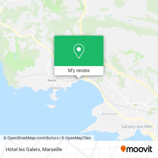 Hôtel les Galets plan