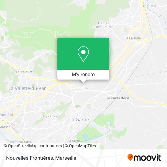 Nouvelles Frontières plan