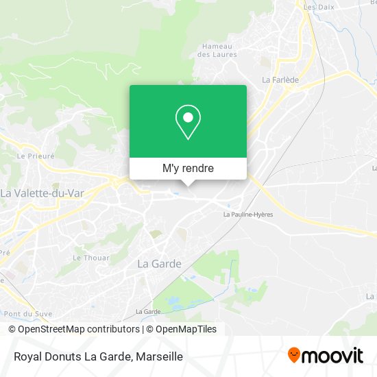Royal Donuts La Garde plan