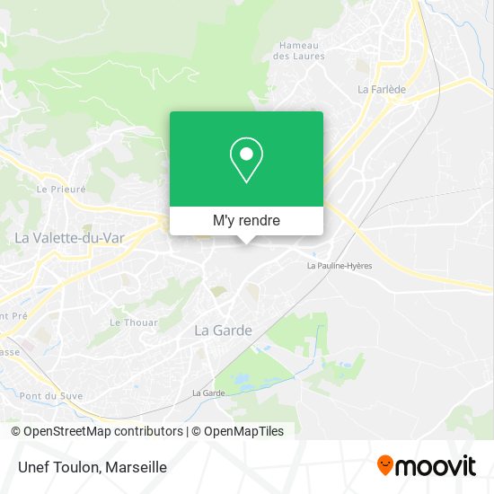 Unef Toulon plan