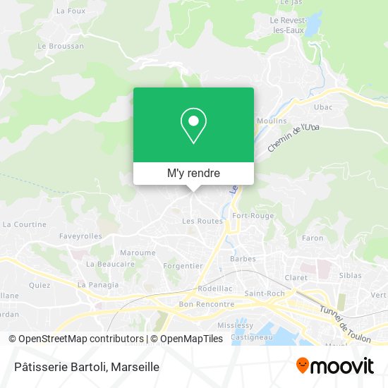 Pâtisserie Bartoli plan