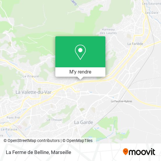 La Ferme de Belline plan