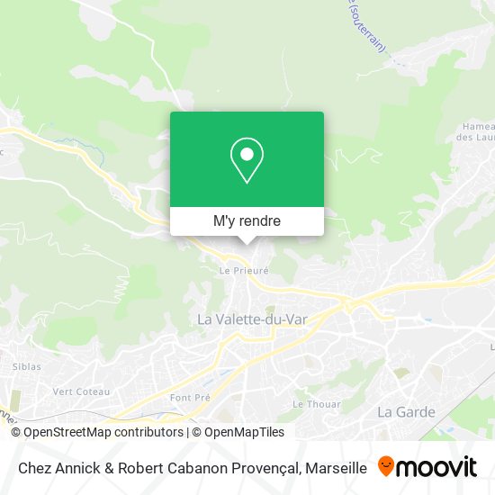 Chez Annick & Robert Cabanon Provençal plan