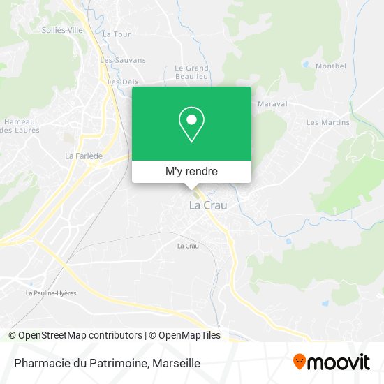Pharmacie du Patrimoine plan
