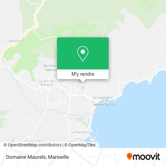 Domaine Maurels plan