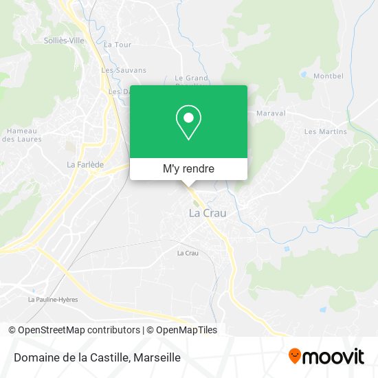 Domaine de la Castille plan