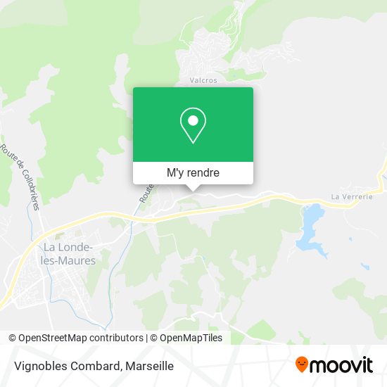 Vignobles Combard plan