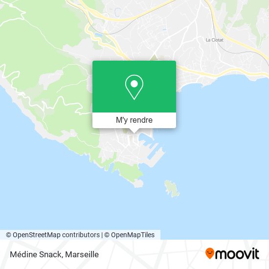 Médine Snack plan