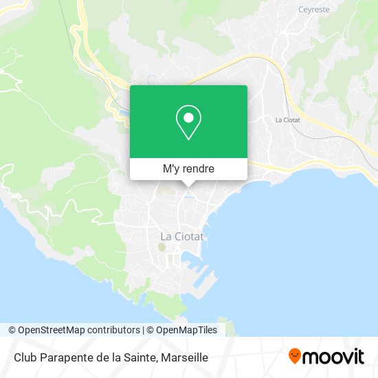 Club Parapente de la Sainte plan