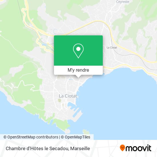 Chambre d'Hôtes le Secadou plan