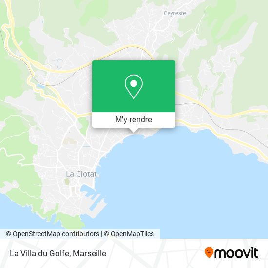 La Villa du Golfe plan