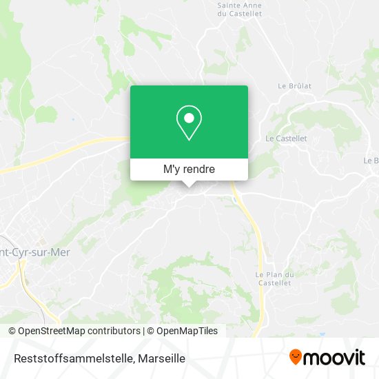 Reststoffsammelstelle plan