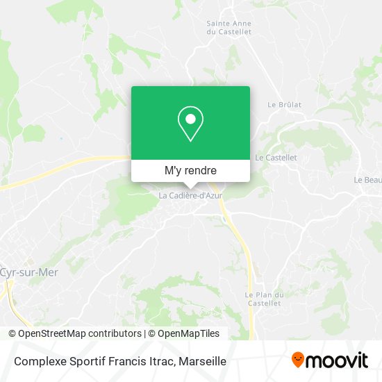 Complexe Sportif Francis Itrac plan