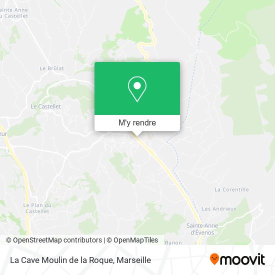 La Cave Moulin de la Roque plan