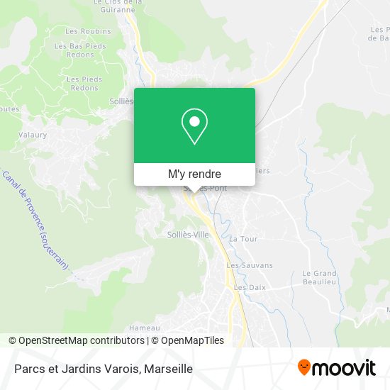 Parcs et Jardins Varois plan