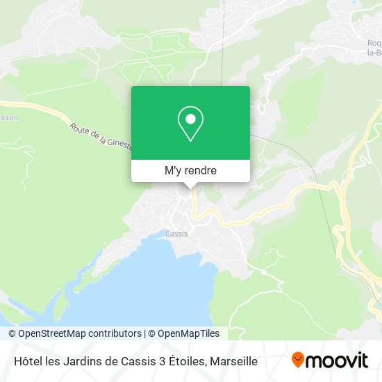 Hôtel les Jardins de Cassis 3 Étoiles plan