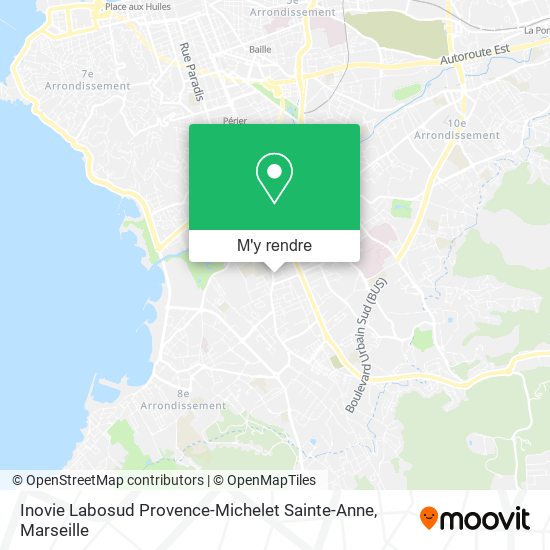 Inovie Labosud Provence-Michelet Sainte-Anne plan